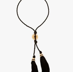 NWT Chicos Fleur Lariat Tassel Necklace